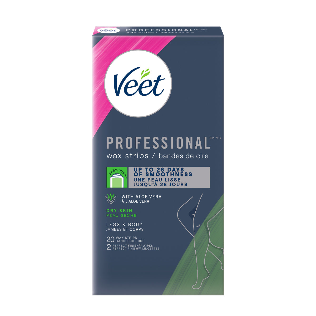 Veet Professional Wax Strips Body And Legs Dry Skin